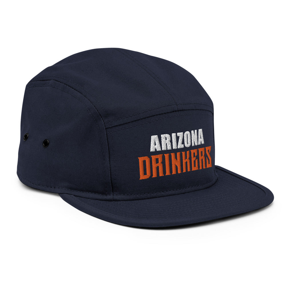 5 Panel Camper with Arizona Drinkers in Orange Color on Front