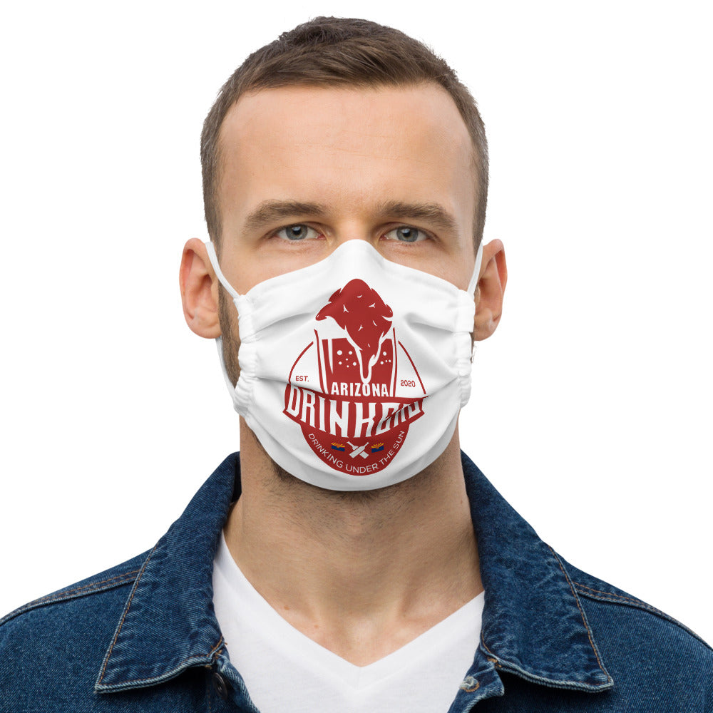 Premium face mask with Arizona Drinkers Logo