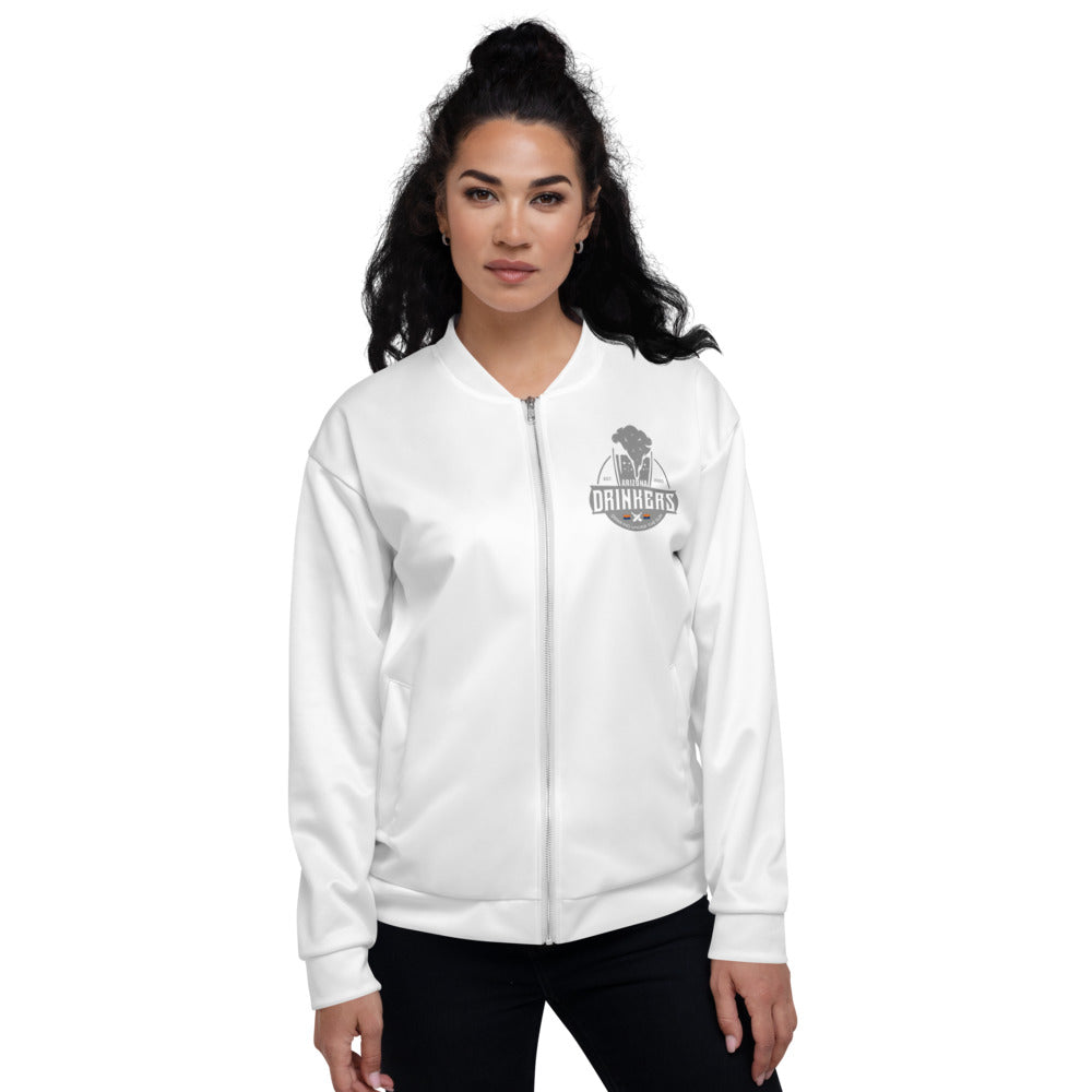 Unisex Bomber Jacket with Arizona Drinkers Logo on left chest