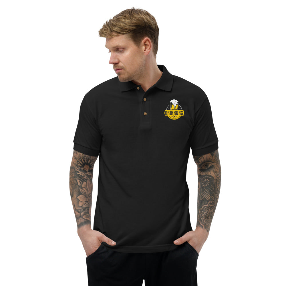 Embroidered Polo Shirt  with Arizona Drinkers Logo on left chest