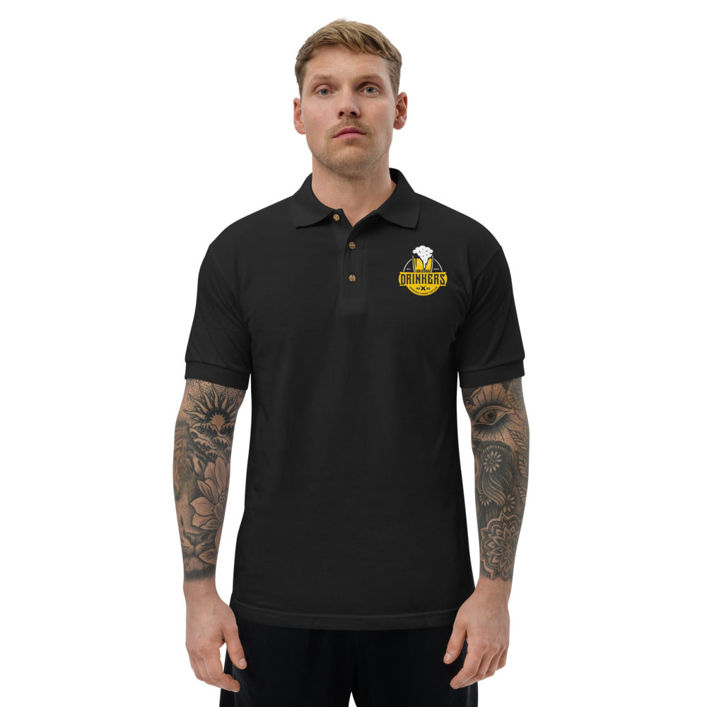 Embroidered Polo Shirt  with Arizona Drinkers Logo on left chest