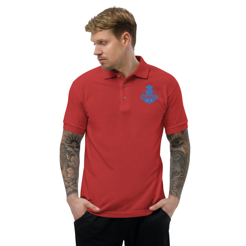 Embroidered Polo Shirt with Arizona Drinkers Logo on left chest