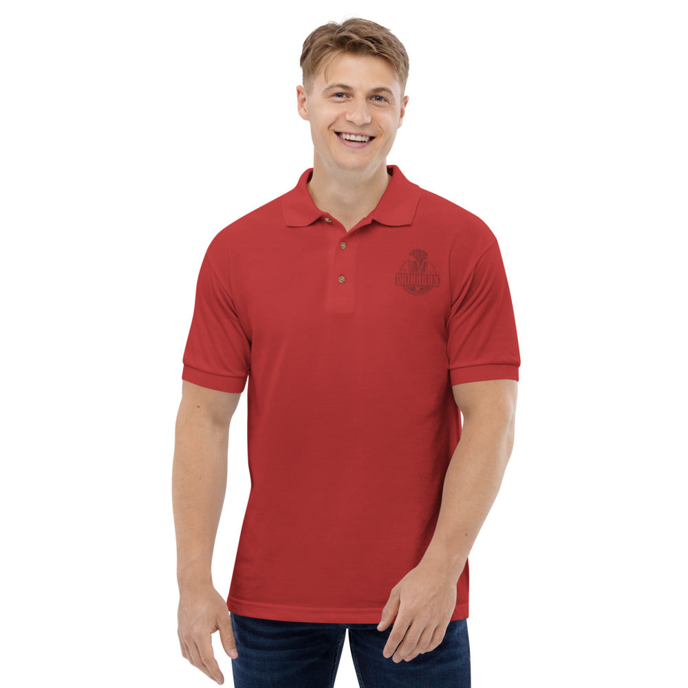 Embroidered Polo Shirt with Arizona drinkers Logo