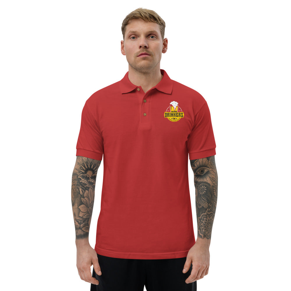 Embroidered Polo Shirt  with Arizona Drinkers Logo on left chest