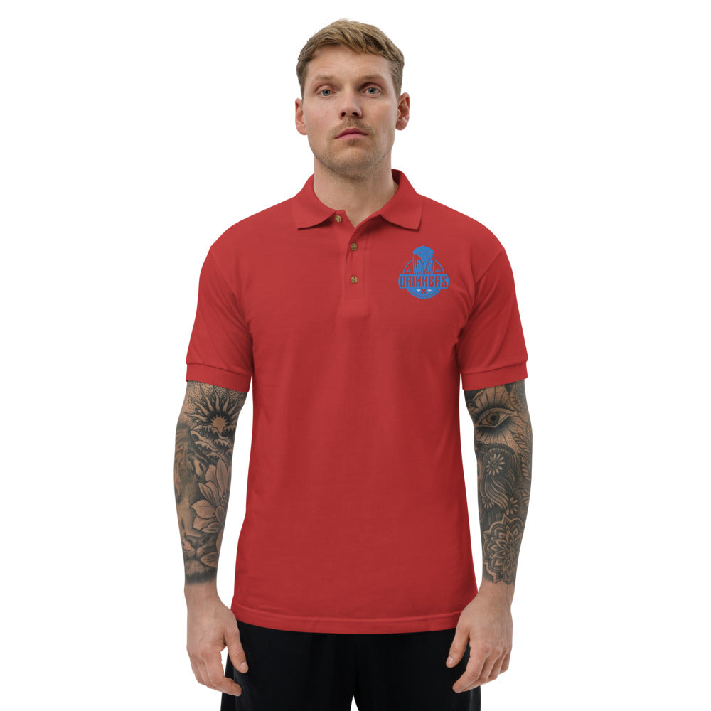 Embroidered Polo Shirt with Arizona Drinkers Logo on left chest