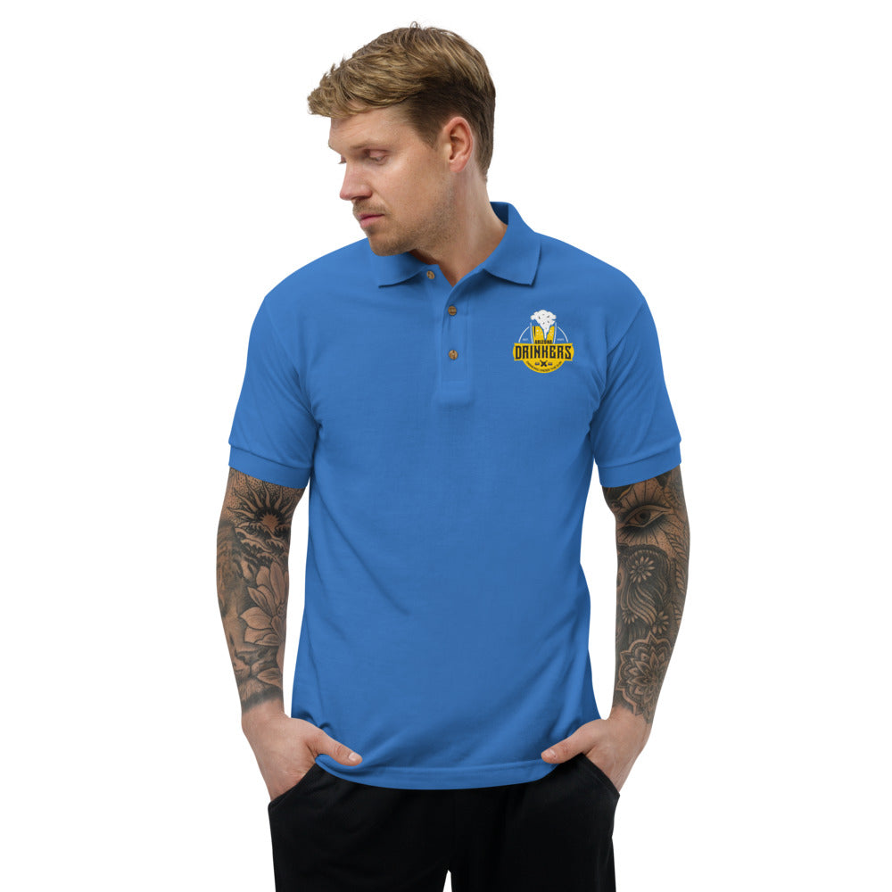 Embroidered Polo Shirt  with Arizona Drinkers Logo on left chest