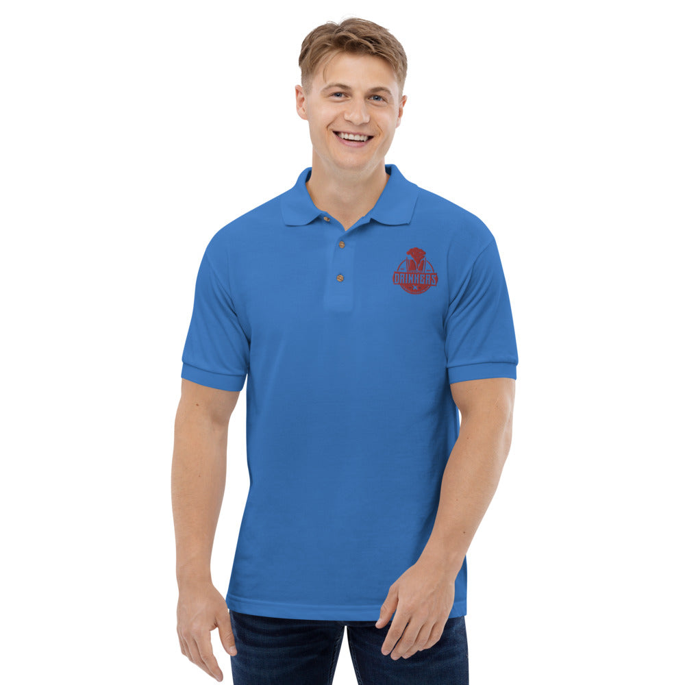 Embroidered Polo Shirt with Arizona drinkers Logo