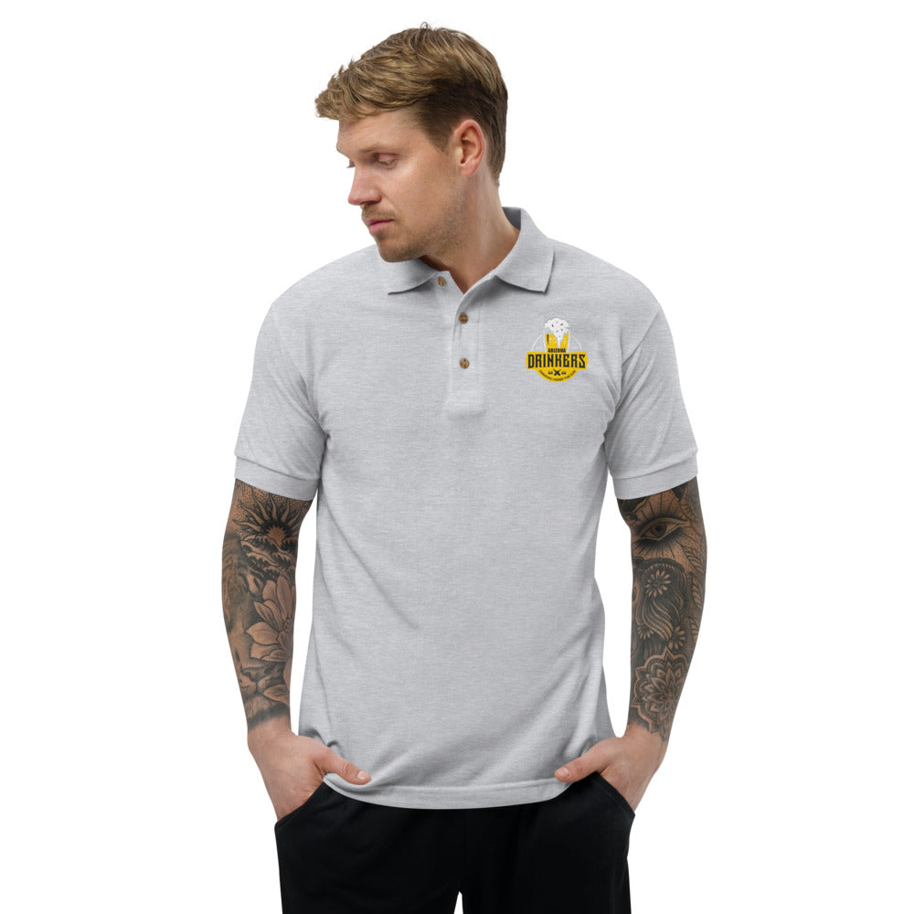 Embroidered Polo Shirt  with Arizona Drinkers Logo on left chest