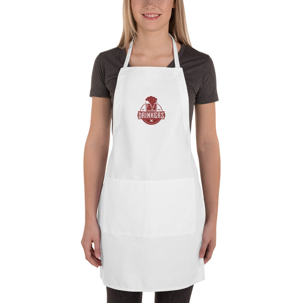 Embroidered Apron with Arizona Drinkers Logo On Front