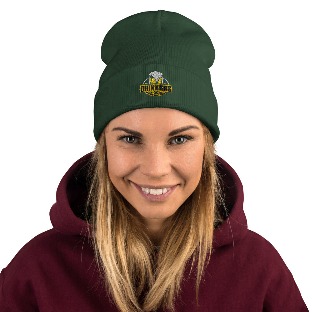 Embroidered Beanie with Arizona Drinkers Logo