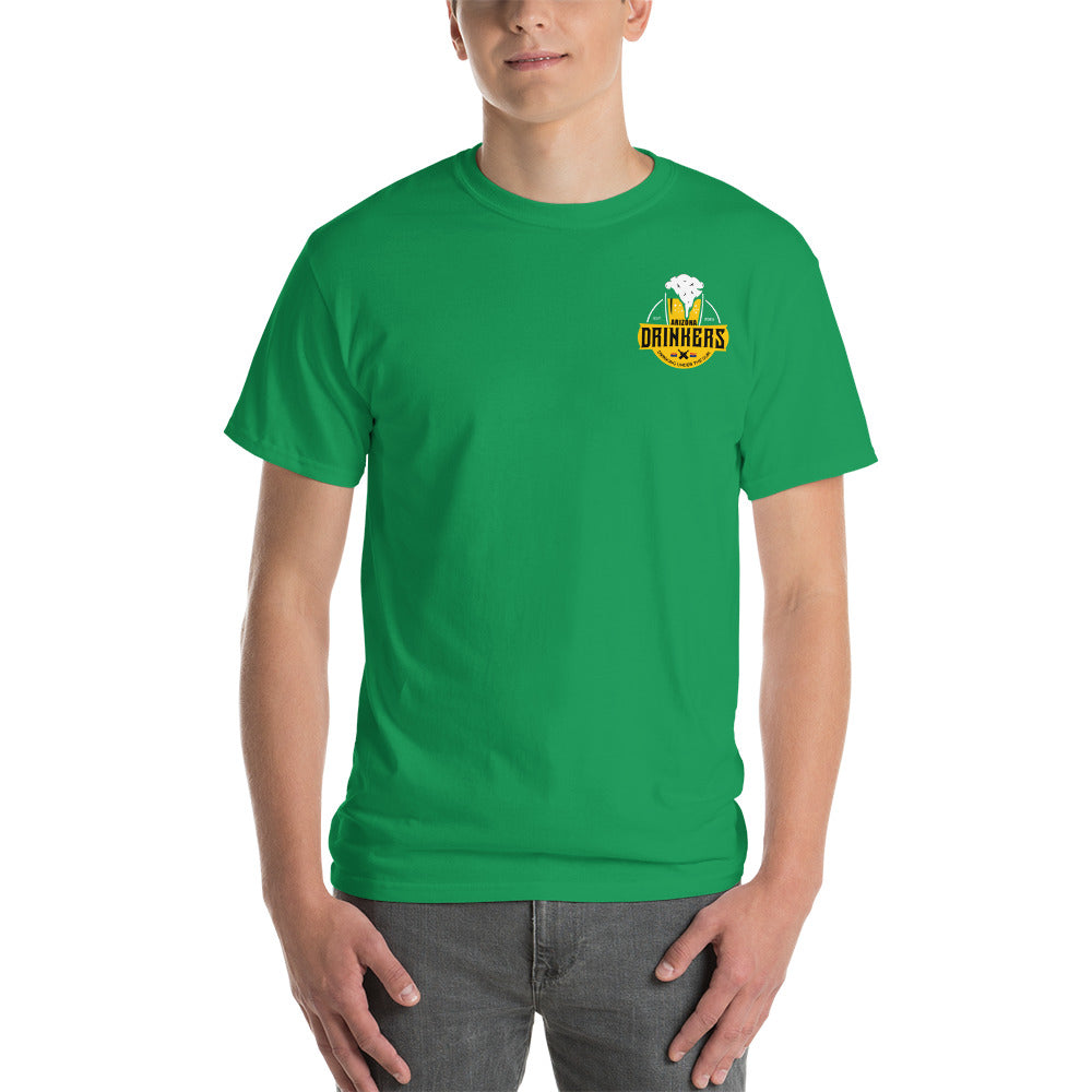 Short Sleeve T-Shirt  with Arizona Drinkers Logo on left chest