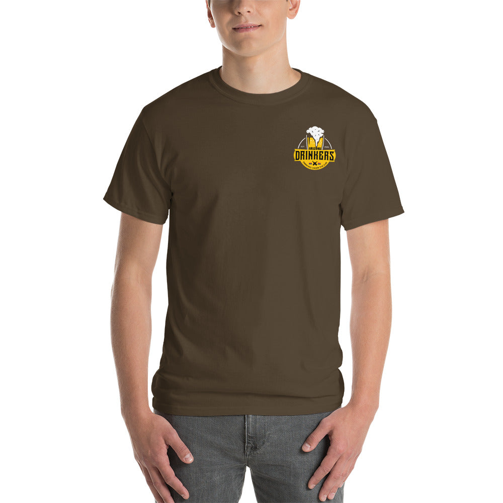 Short Sleeve T-Shirt  with Arizona Drinkers Logo on left chest