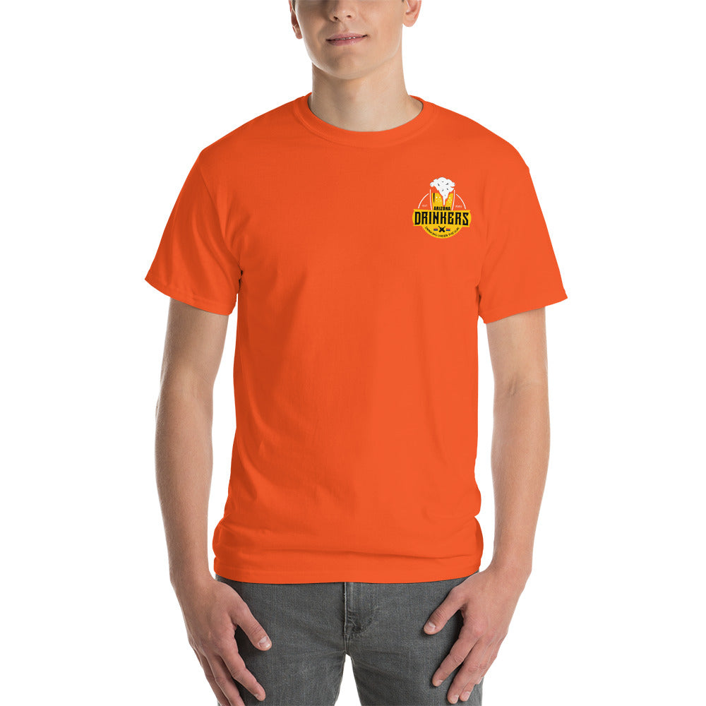 Short Sleeve T-Shirt  with Arizona Drinkers Logo on left chest