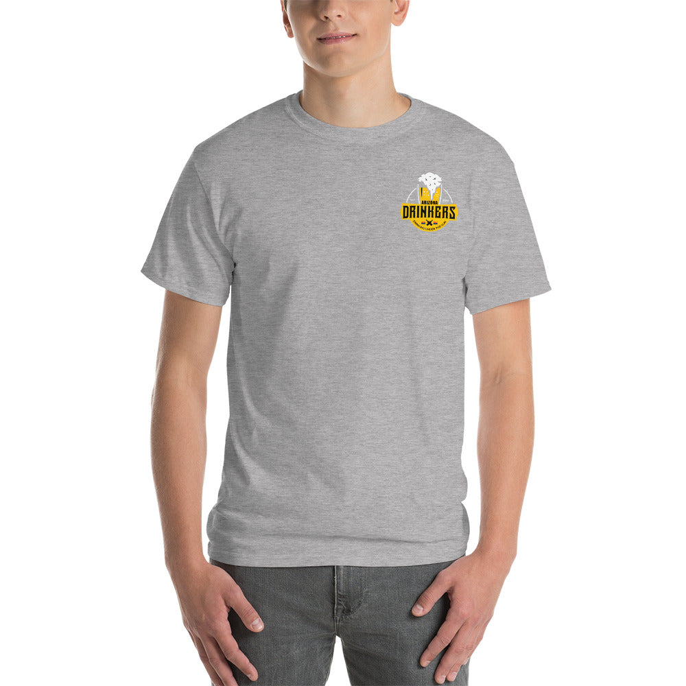 Short Sleeve T-Shirt  with Arizona Drinkers Logo on left chest