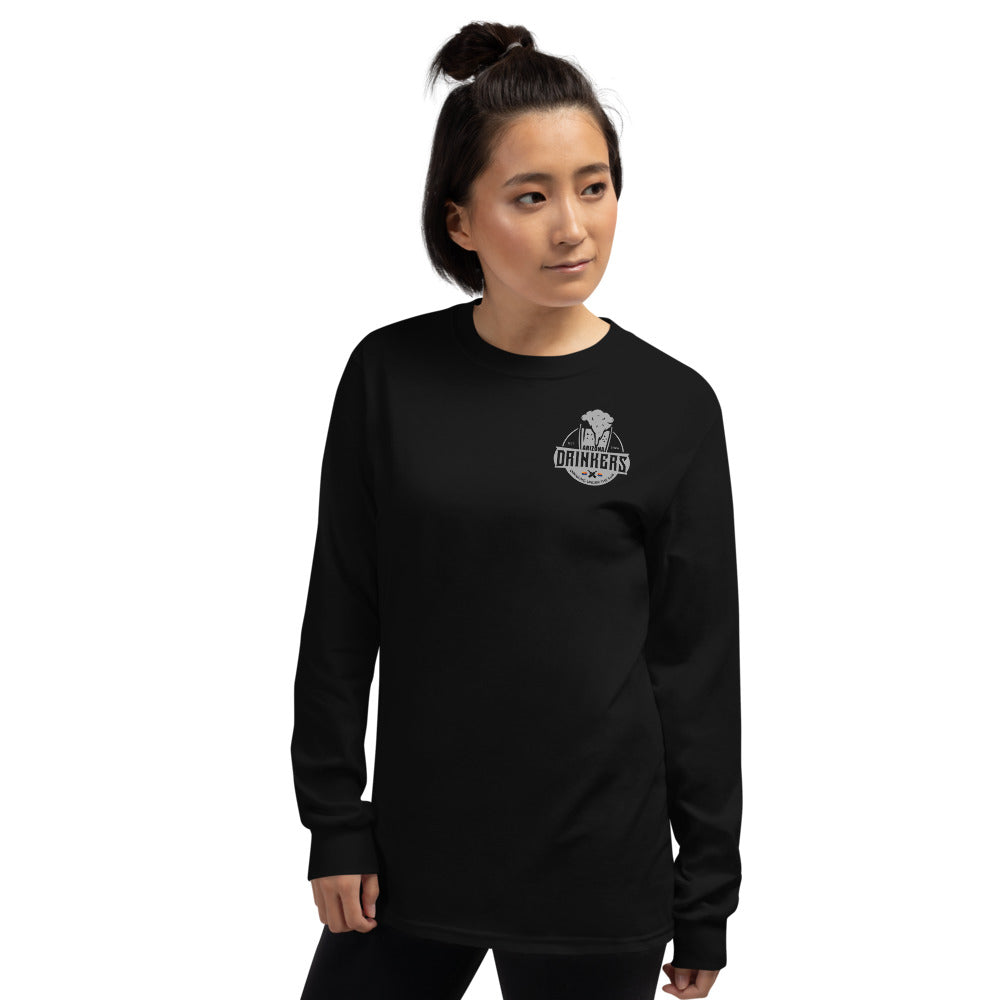 Women’s Long Sleeve Shirt with Arizona Drinkers Logo on left chest