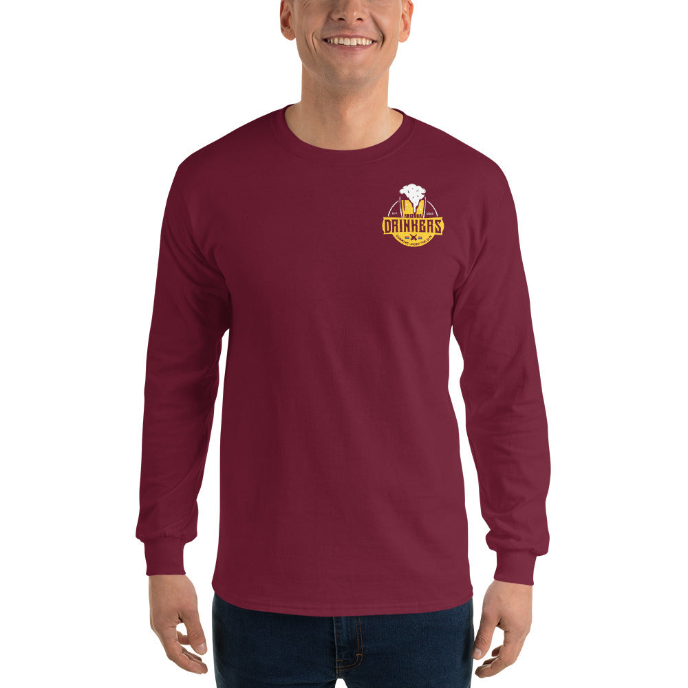 Men’s Long Sleeve Shirt with Arizona Drinkers on left chest