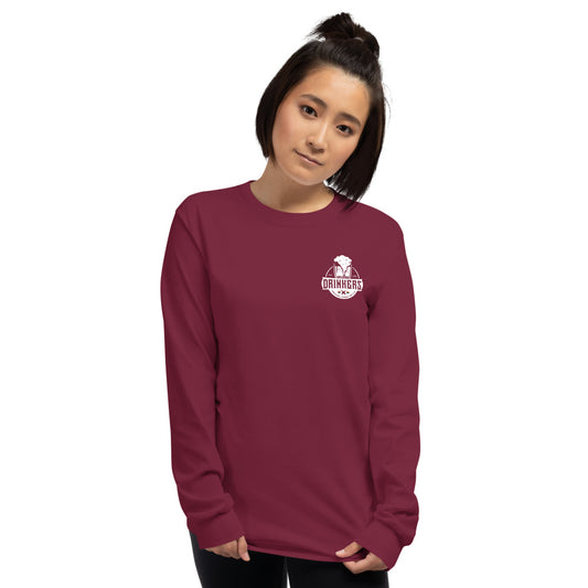 Women’s Long Sleeve Shirt with Arizona Drinkers Logo on left chest