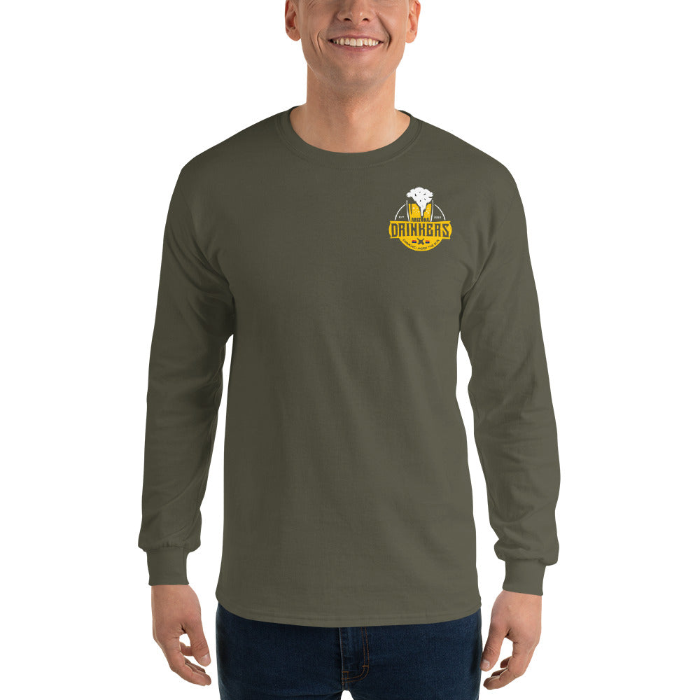 Men’s Long Sleeve Shirt with Arizona Drinkers on left chest