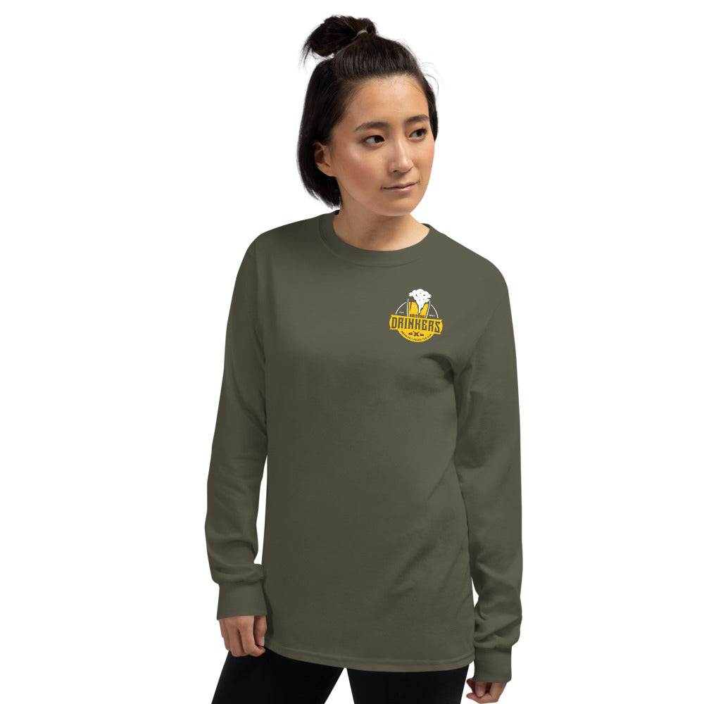 Women’s Long Sleeve Shirt with Arizona Drinkers Logo on left chest