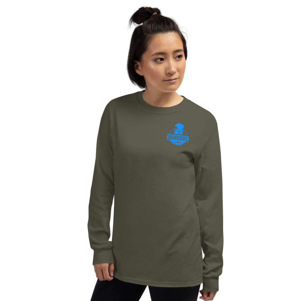 Women’s Long Sleeve Shirt with Arizona Drinkers Logo on left chest