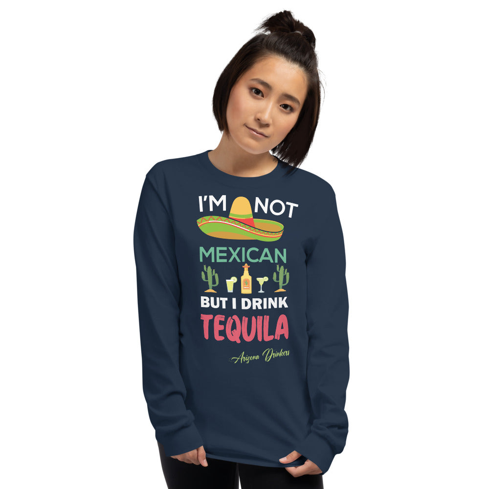 Men’s Long Sleeve Shirt with Arizona Drinkers Text on front