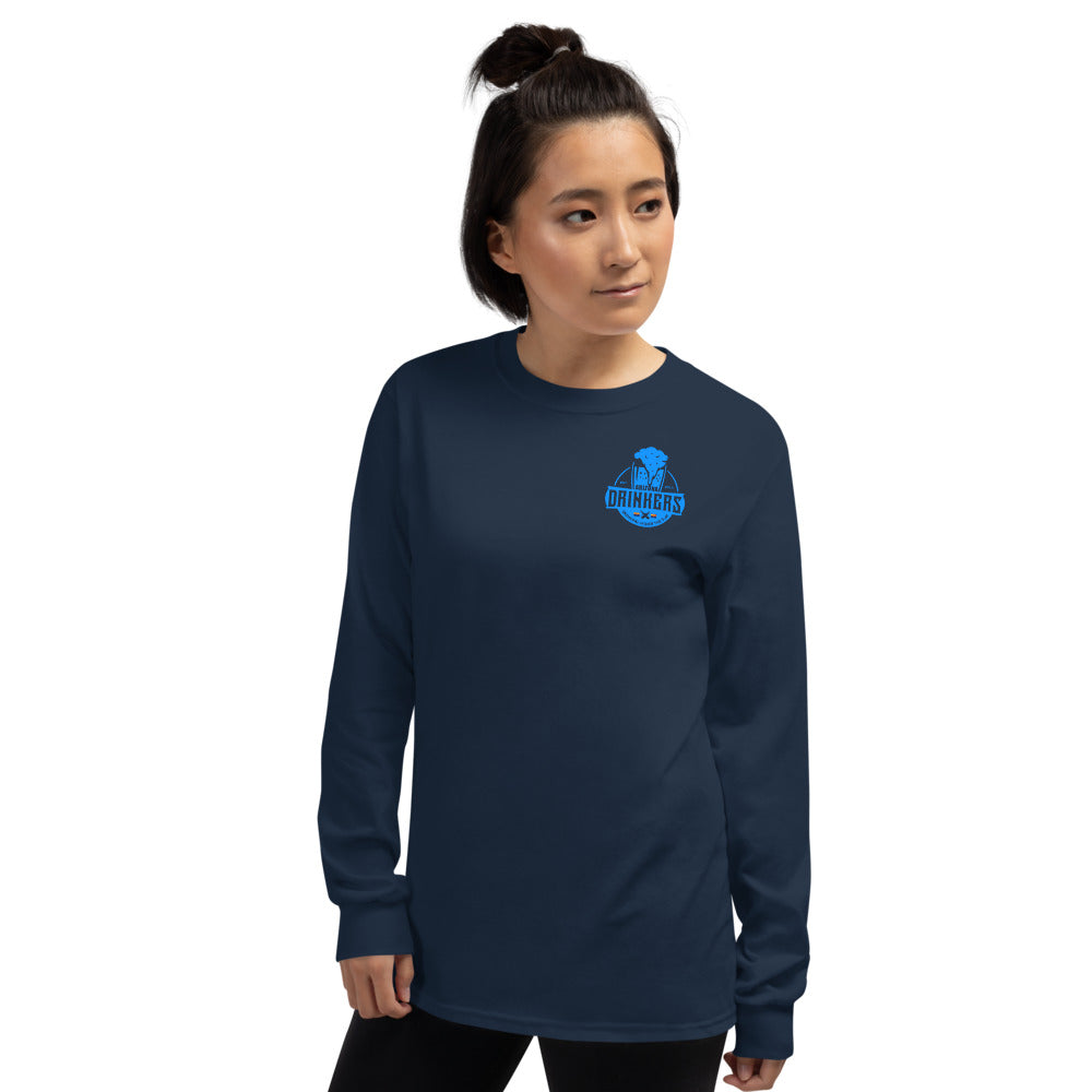 Women’s Long Sleeve Shirt with Arizona Drinkers Logo on left chest