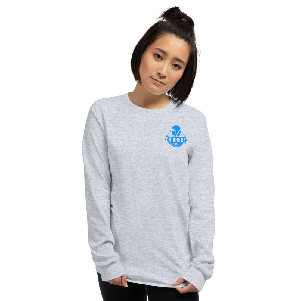 Women’s Long Sleeve Shirt with Arizona Drinkers Logo on left chest