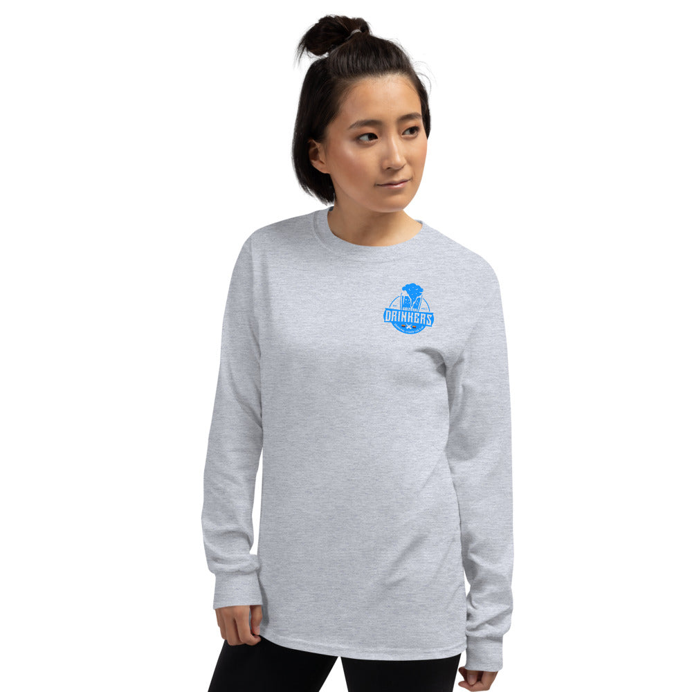 Women’s Long Sleeve Shirt with Arizona Drinkers Logo on left chest