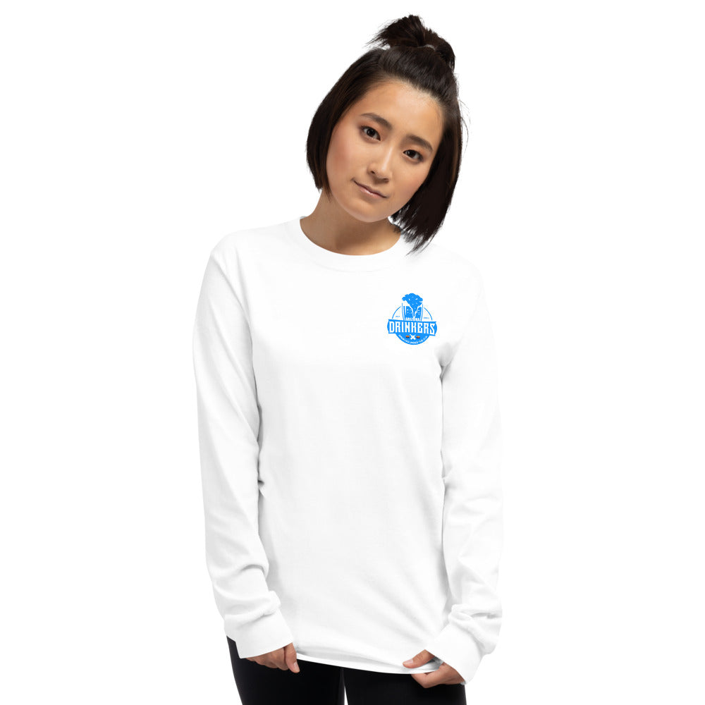 Women’s Long Sleeve Shirt with Arizona Drinkers Logo on left chest