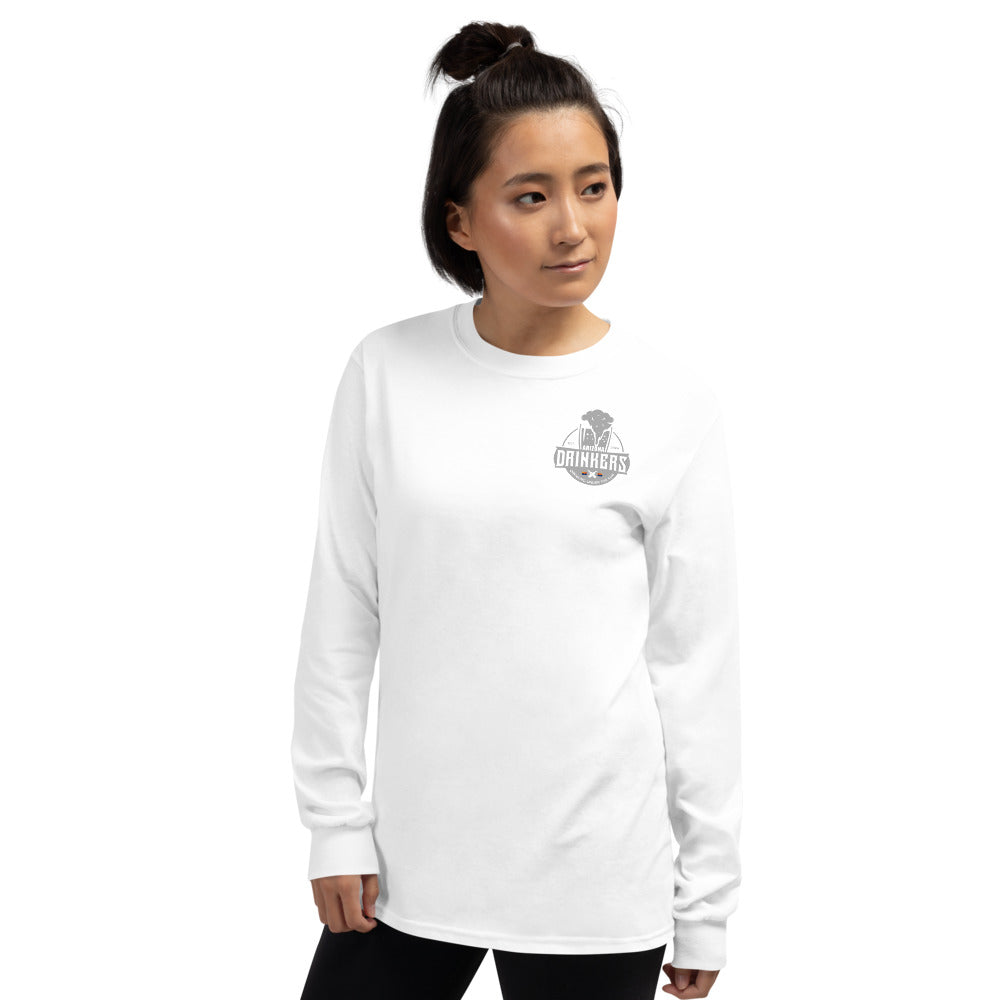 Women’s Long Sleeve Shirt with Arizona Drinkers Logo on left chest