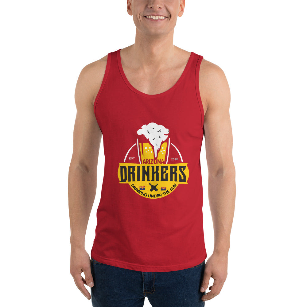 Unisex Tank Top with Arizona Drinkers Logo on front