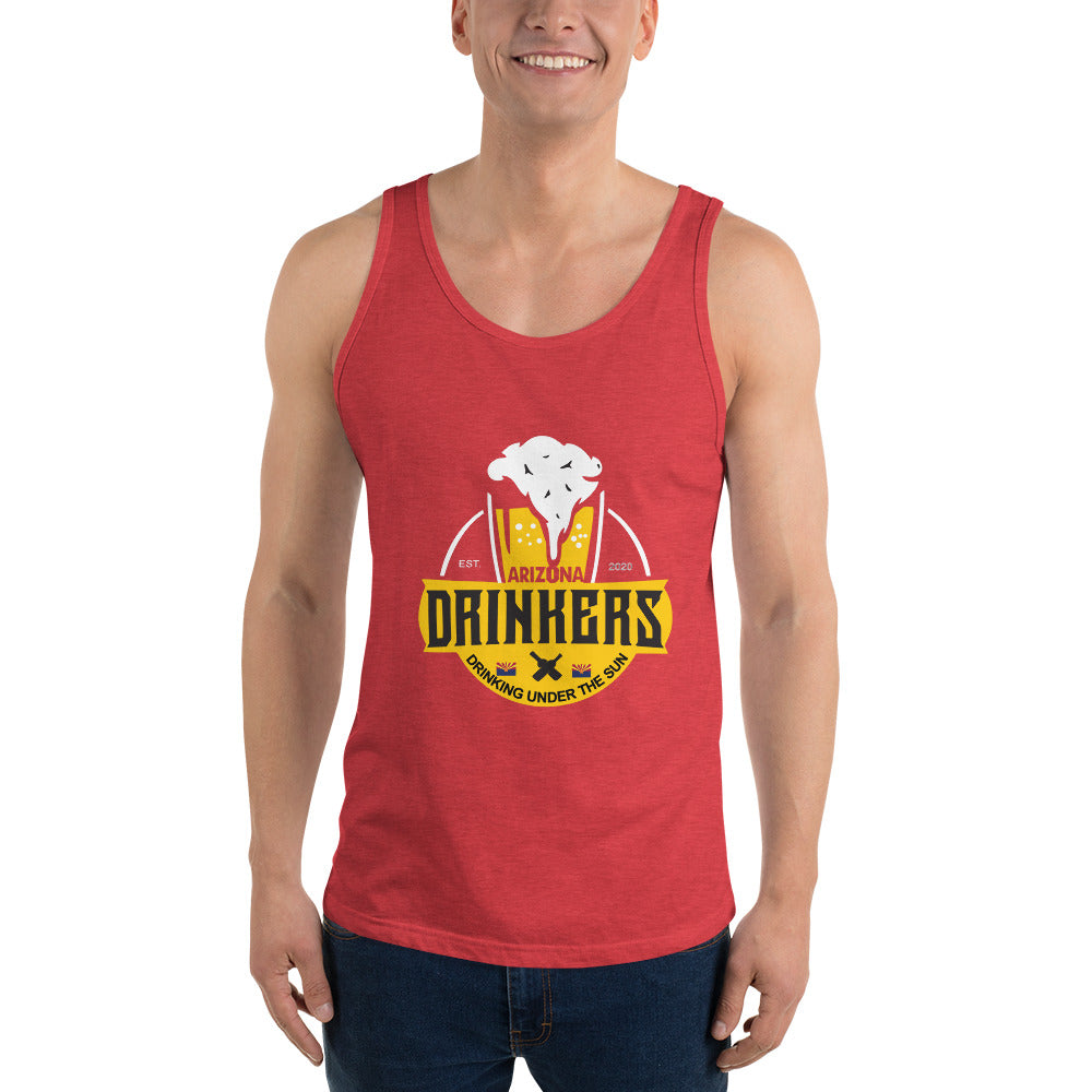 Unisex Tank Top with Arizona Drinkers Logo on front