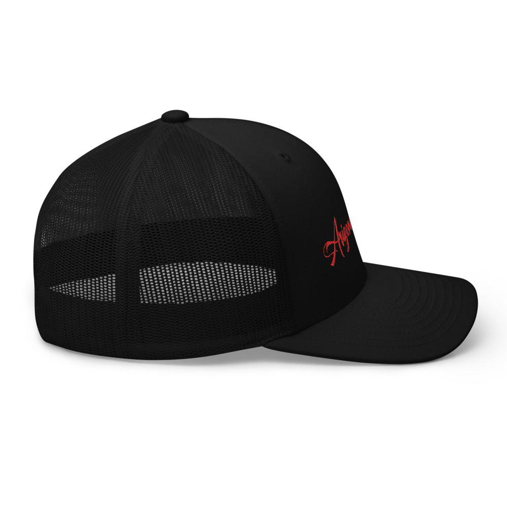 Trucker Cap with Arizona Drinkers in Red Color on Front