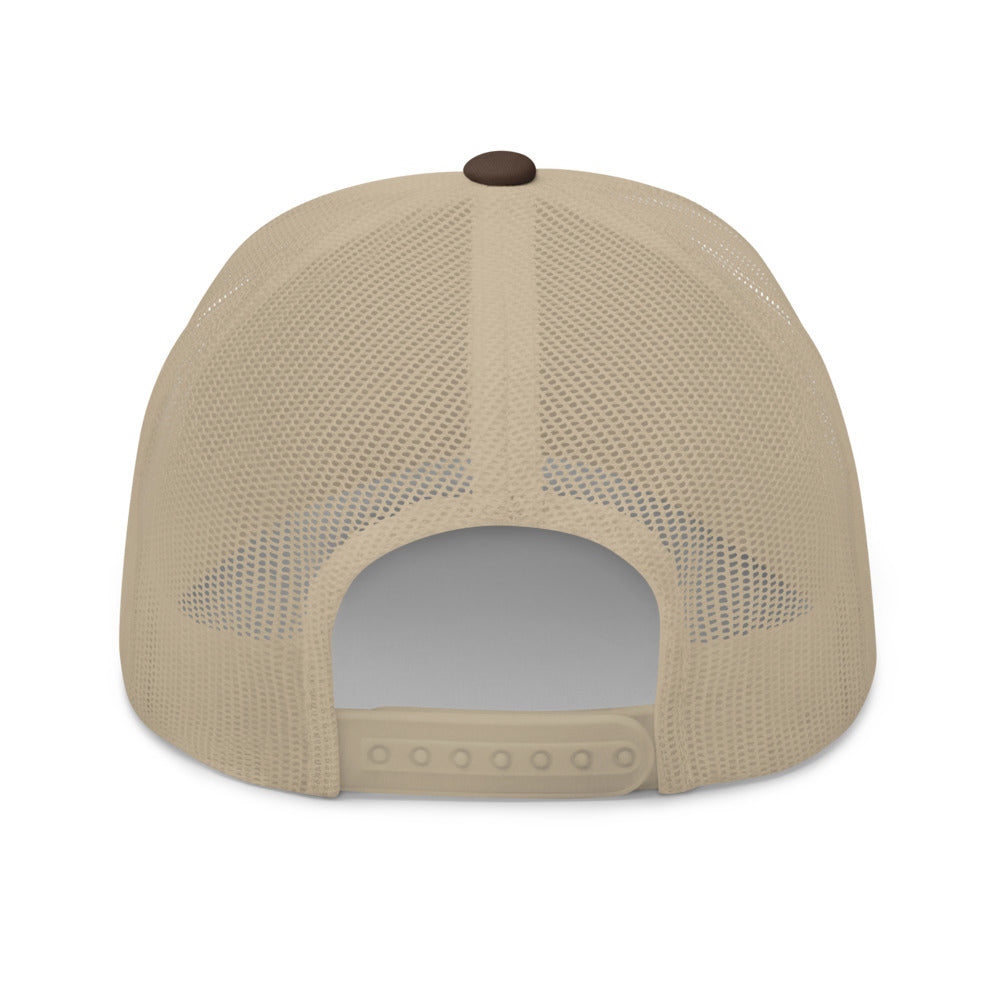 Trucker Cap with Arizona Drinkers in Yellow Color on Front