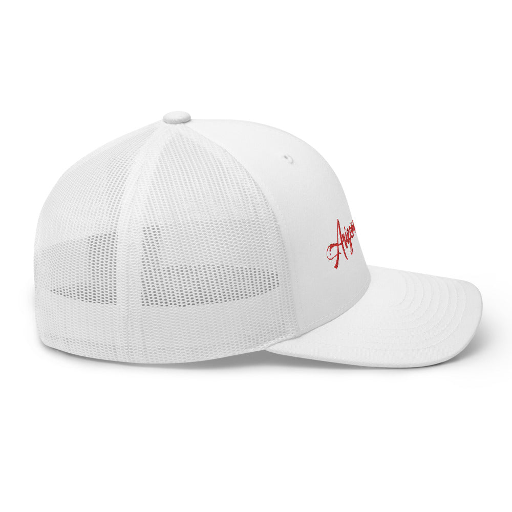 Trucker Cap with Arizona Drinkers in Red Color on Front