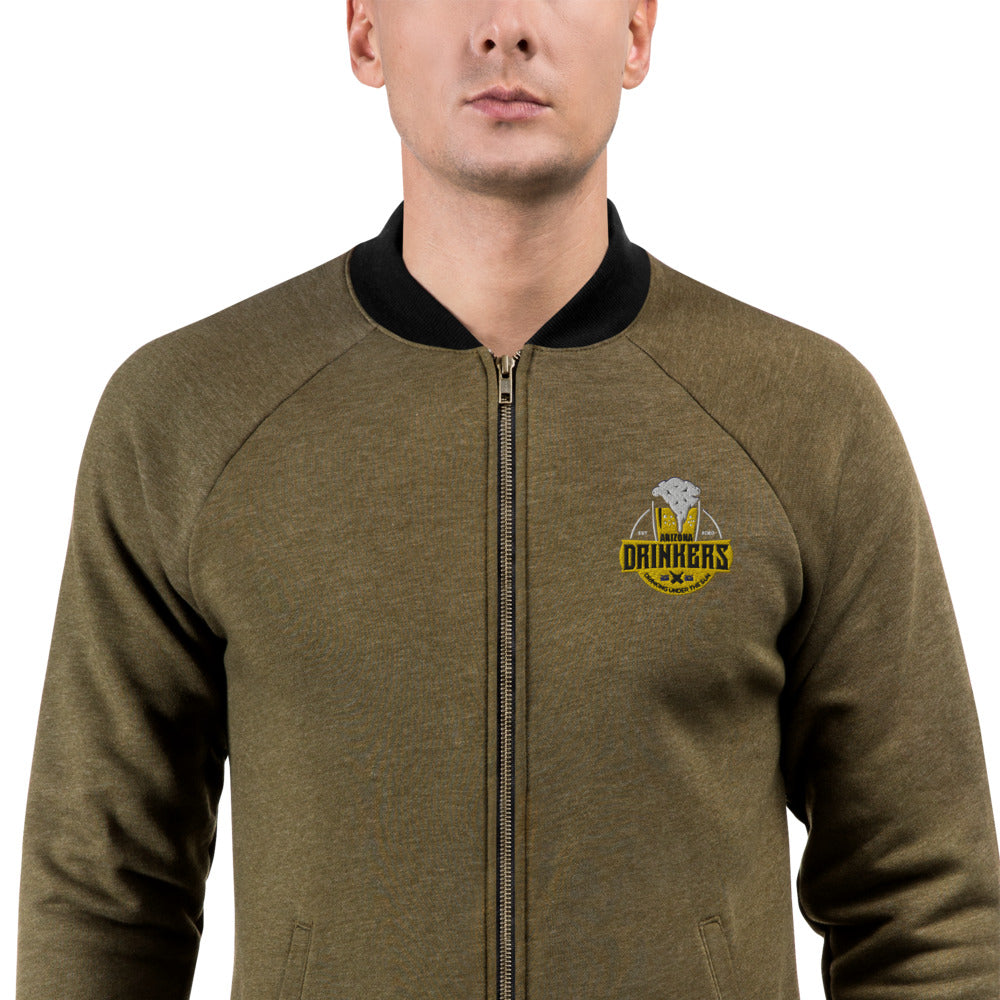 Bomber Jacket  with Arizona Drinkers Logo on left chest