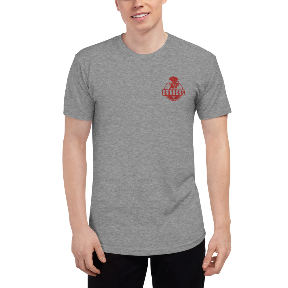 Unisex Tri-Blend Track Shirt with Arizona Drinkers Logo on left chest