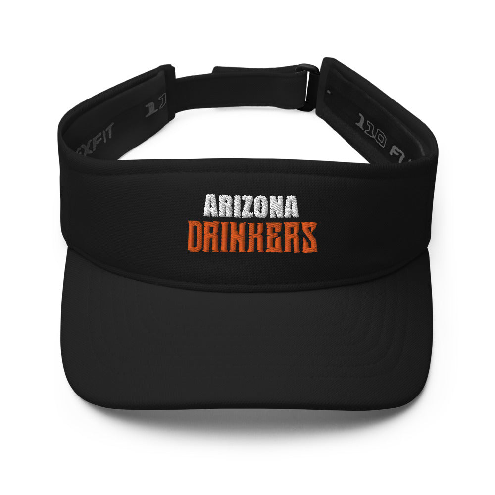 Visor with Arizona Drinkers in Orange Color on Front