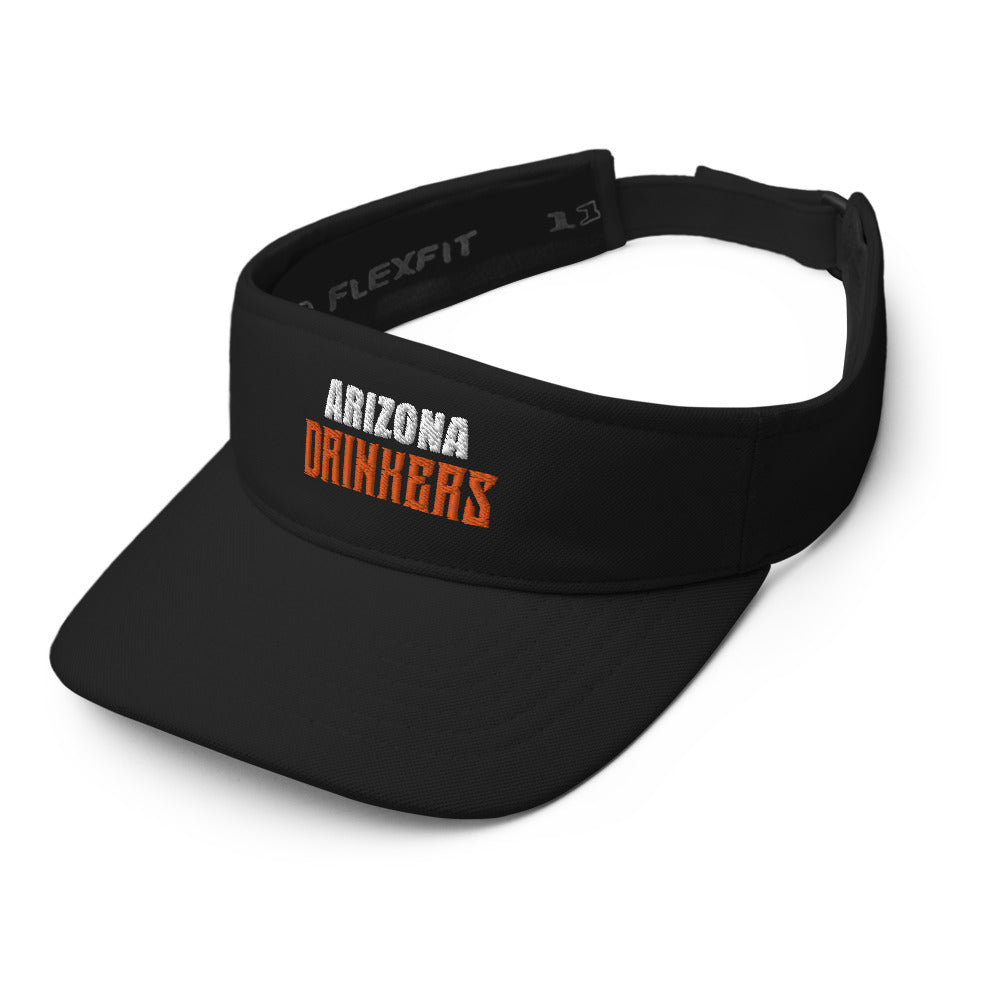 Visor with Arizona Drinkers in Orange Color on Front