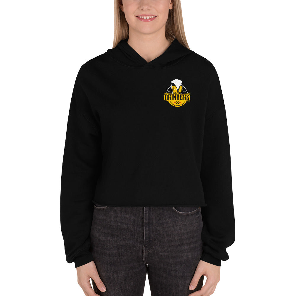 Crop Hoodie with Arizona Drinkers Logo on left chest