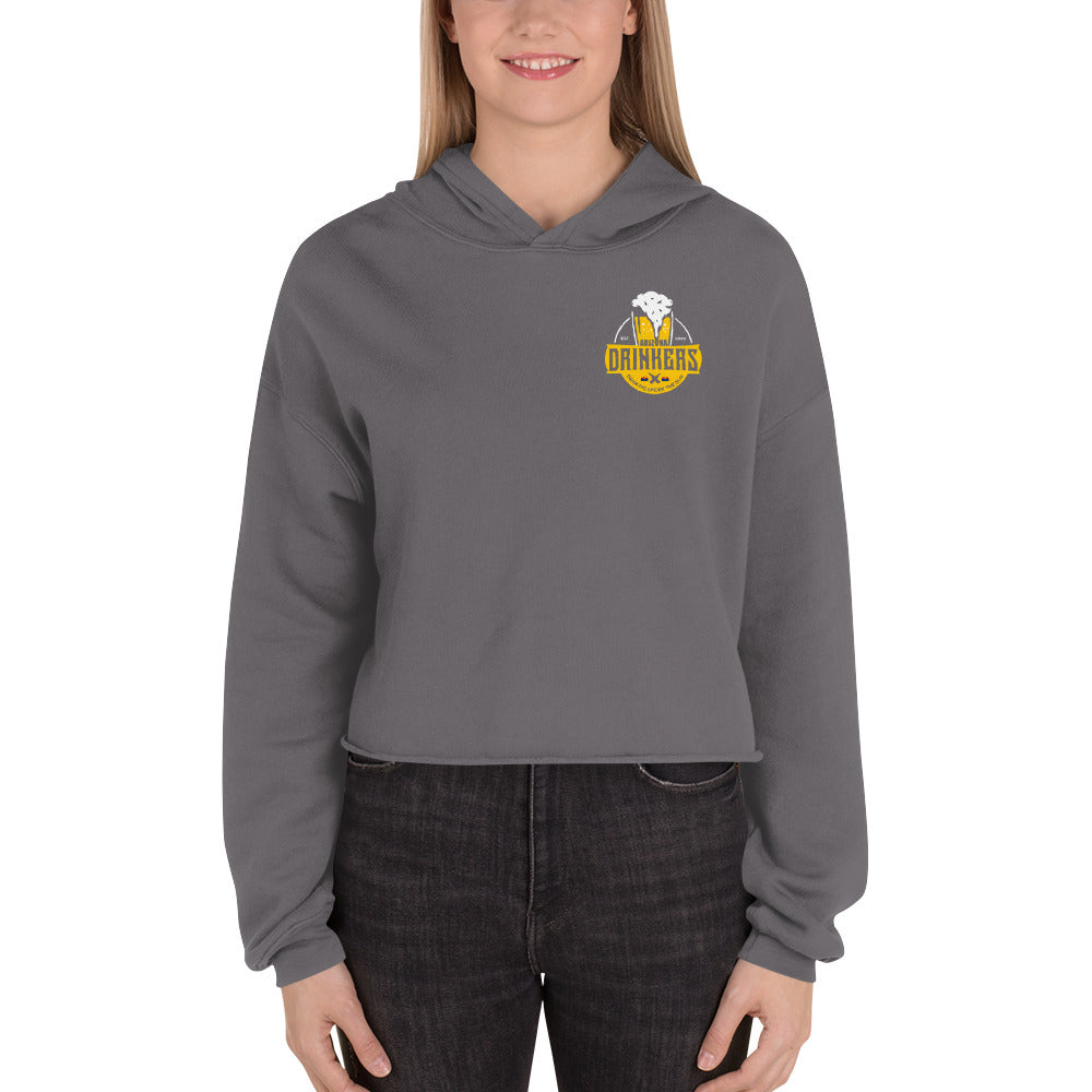 Crop Hoodie with Arizona Drinkers Logo on left chest