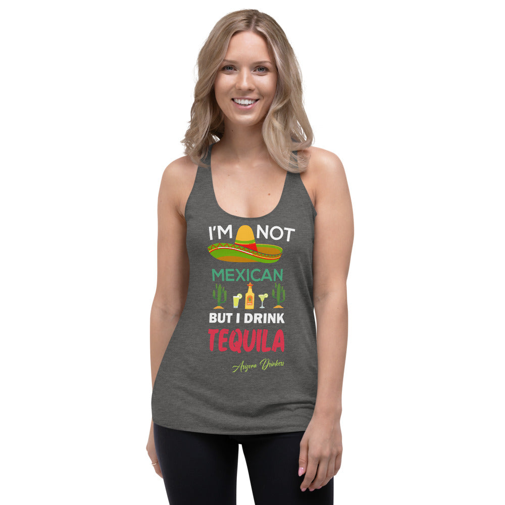 Women's Racerback Tank with Arizona Drinkers Text on front