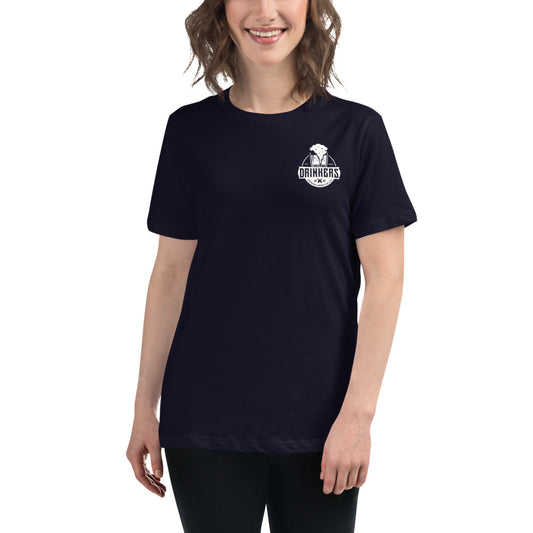 Women's Relaxed T-Shirt with Arizona Drinkers Logo on left chest